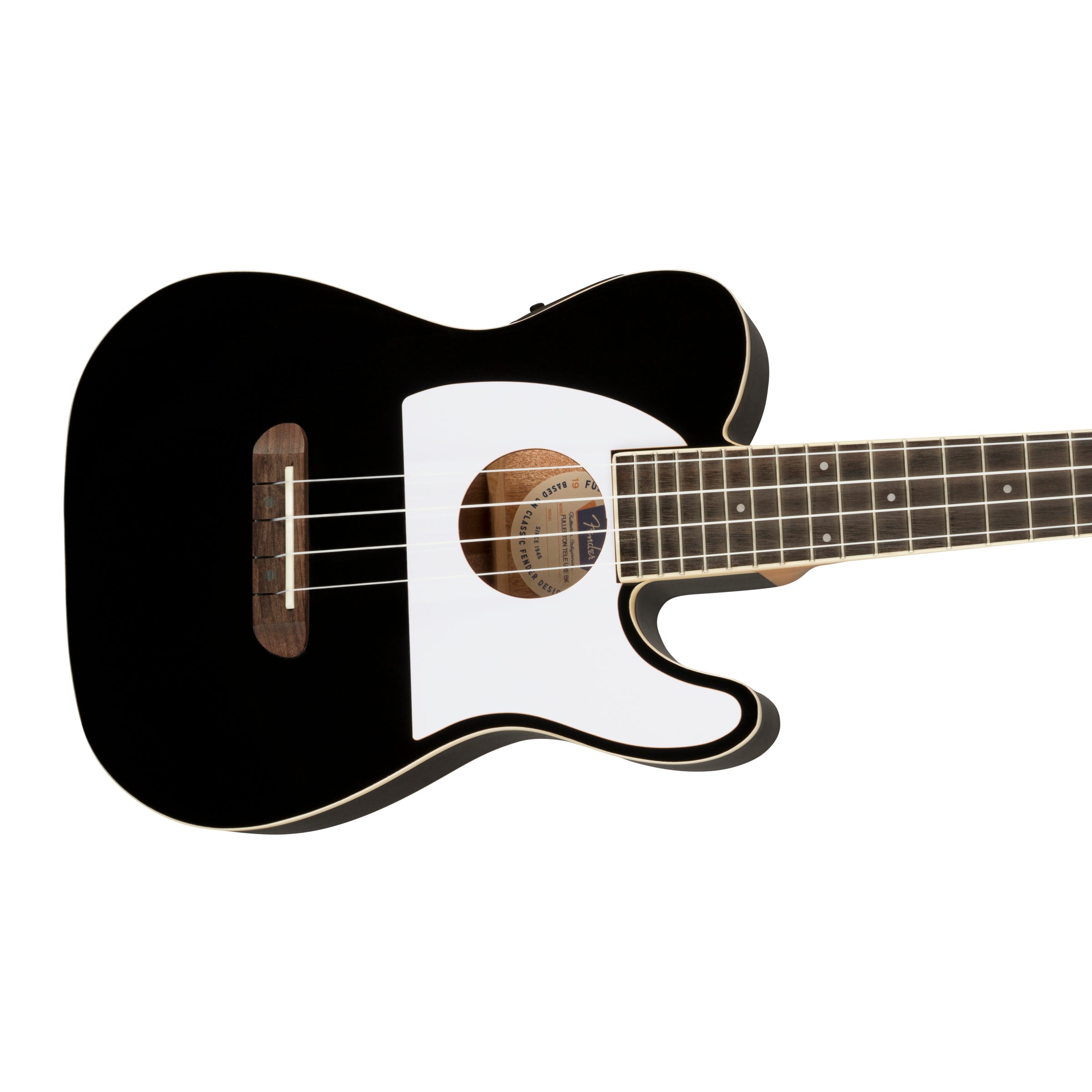 Fender Fullerton Telecaster Concert Ukulele Black