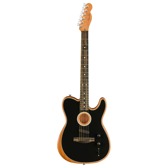 Fender USA Acoustasonic Telecaster EB Black w/ DLX gigbag