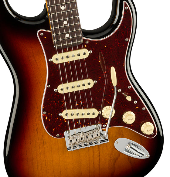 Fender American Pro II Stratocaster Electric Guitar 3-Tone Sunburst