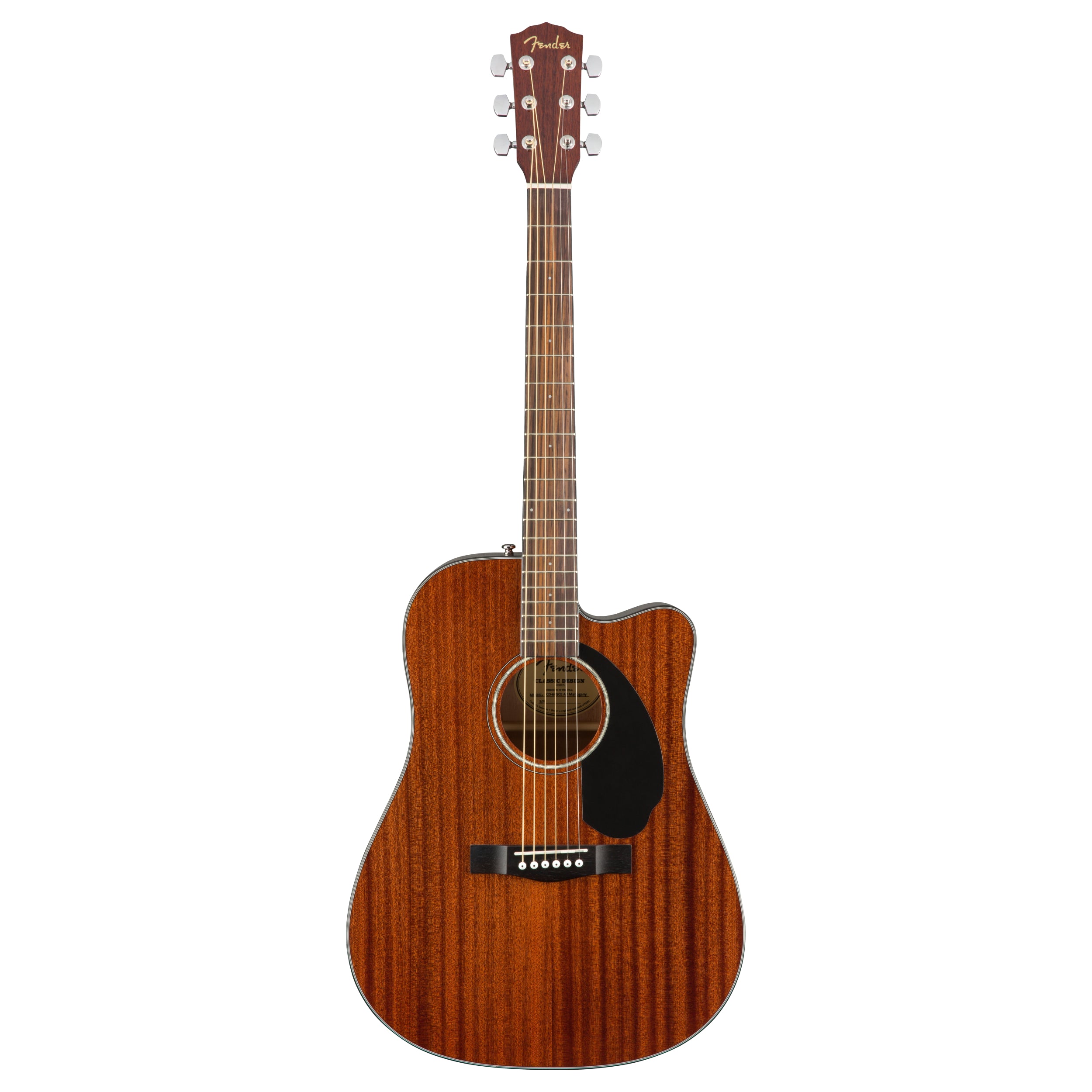 Fender CD-60SCE Dreadnought All-Mahogany Acoustic-Electric Guitar