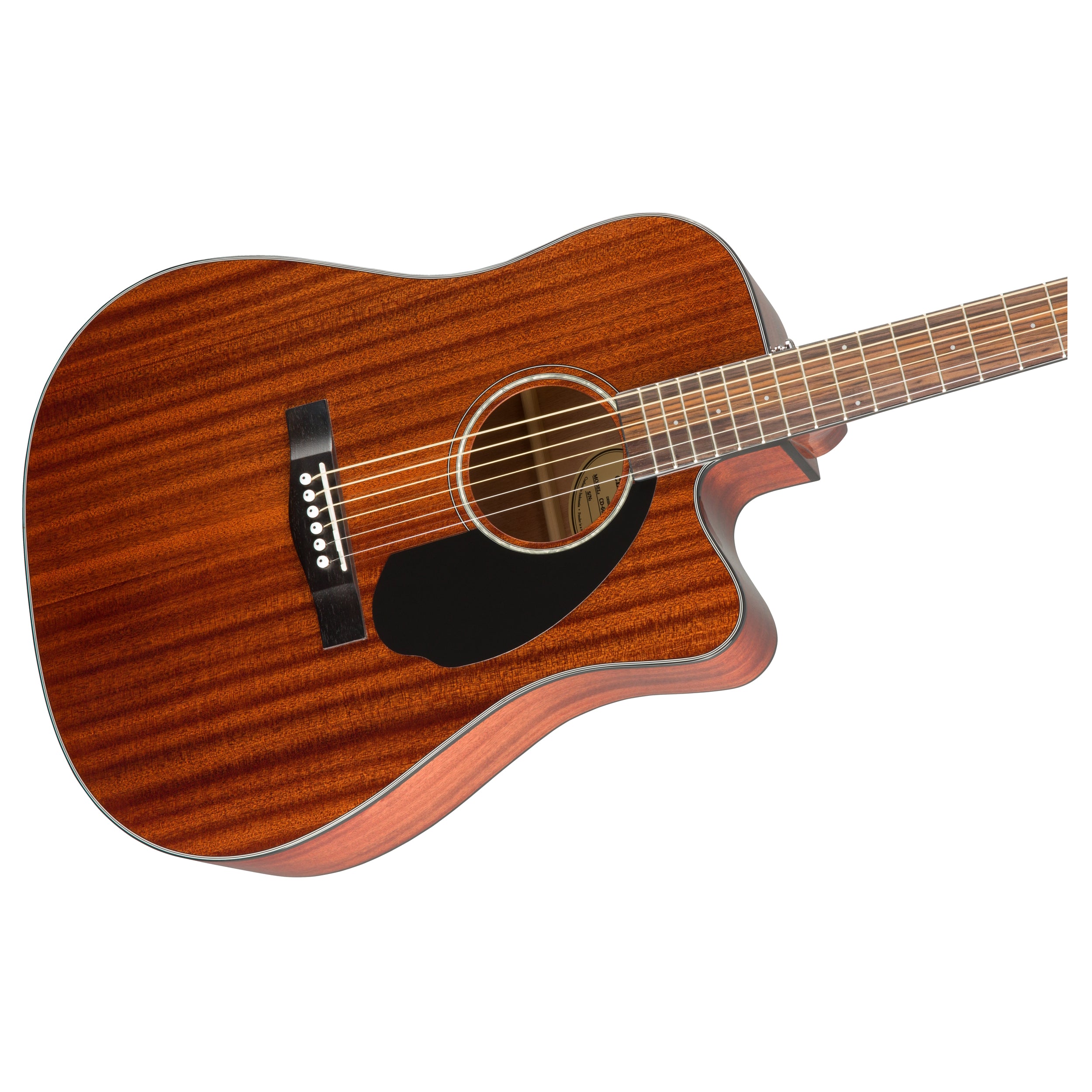 Fender CD-60SCE Dreadnought All-Mahogany Acoustic-Electric Guitar