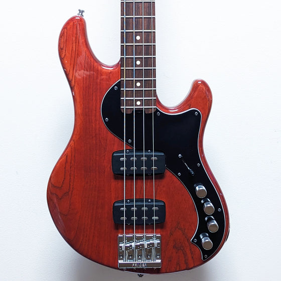 Fender American Deluxe Dimension Bass HH Cayenne Burst 2013 w/HSC