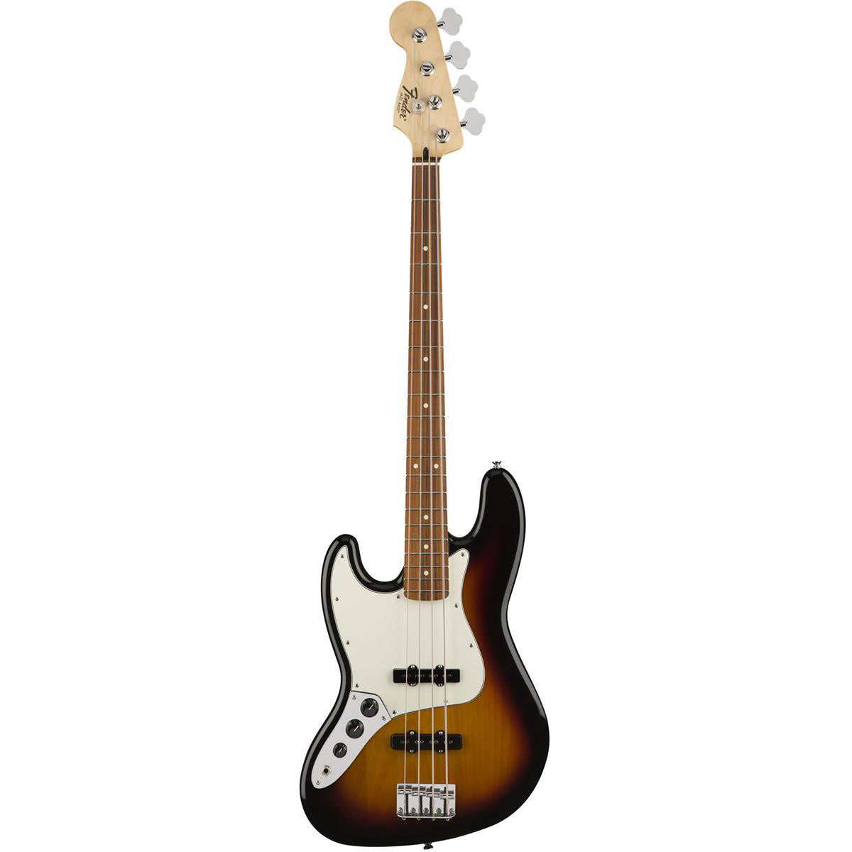 Fender Standard Left Handed Jazz Bass PF Brown Sunburst