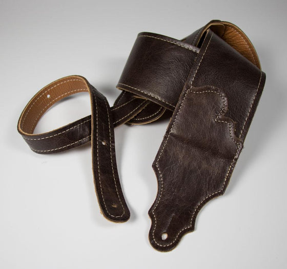Franklin Straps 3" Jackson Hole Leather, Contrast Stitch Strap