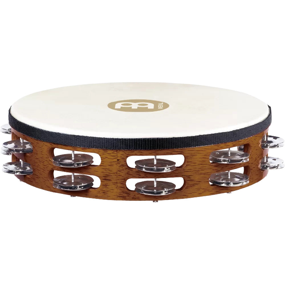 Meinl 10" Goat Skin Tambourine, 2 Row