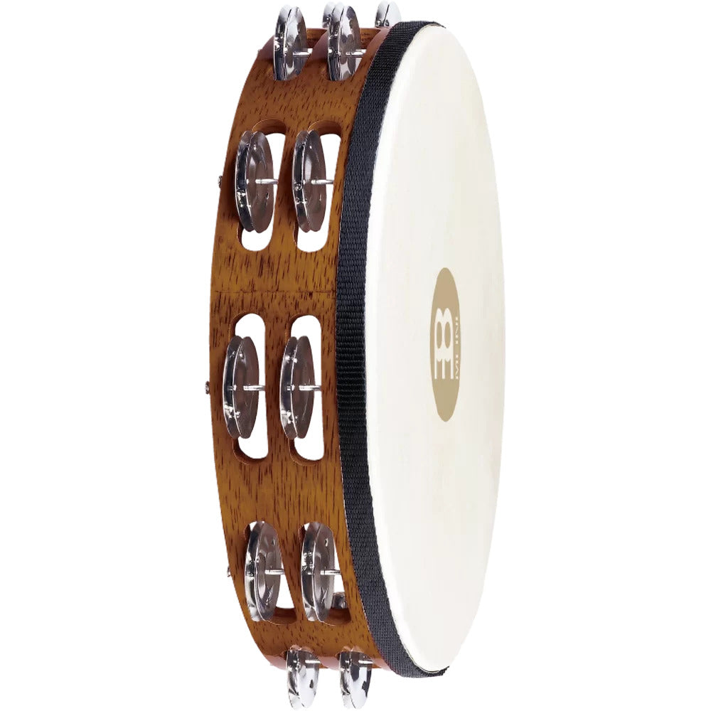 Meinl 10" Goat Skin Tambourine, 2 Row