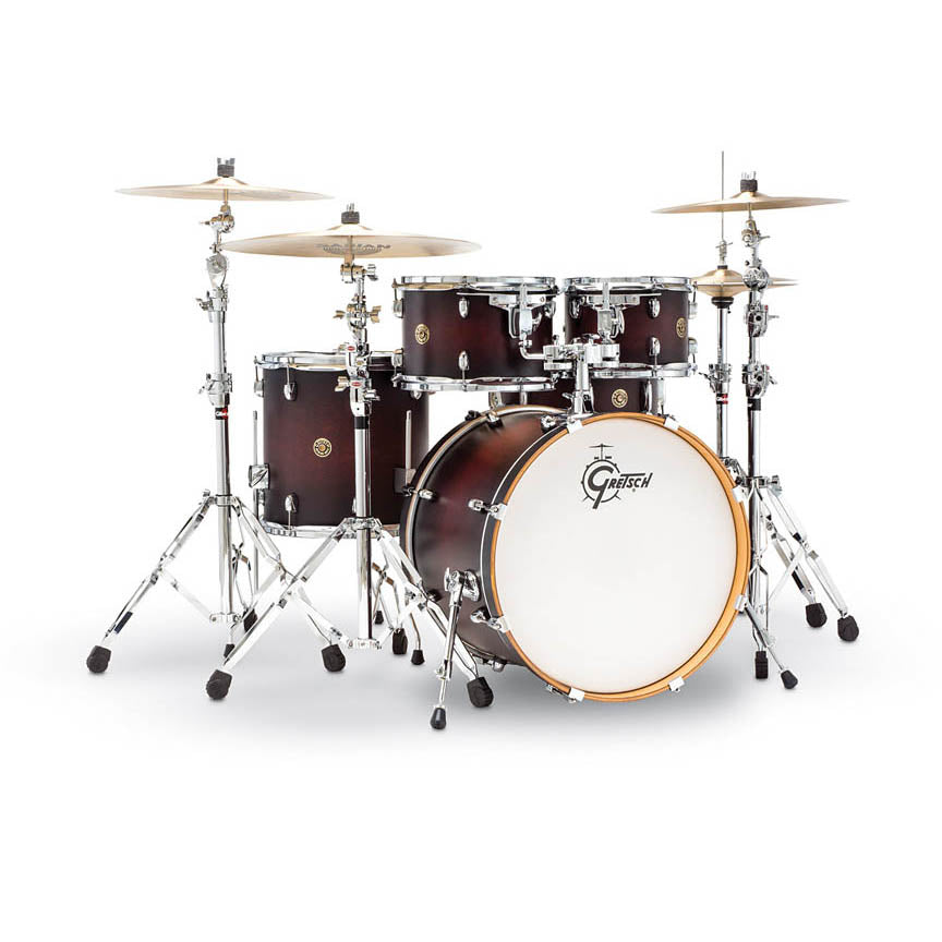 Gretsch Catalina Maple 4pc Shell Pack (22/12/16/14) Satin Deep Cherry Burst