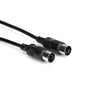 Hosa 5-Pin DIN to Same MIDI Cable 5ft