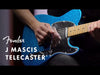 Fender J Mascis Telecaster Bottle Rocket Blue Flake w/DLX Gigbag