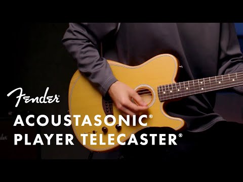 Fender Acoustasonic Player Telecaster Butterscotch Blonde w/Gigbag