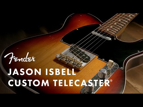 Fender Jason Isbell Custom Telecaster 3-color Chocolate Burst w/Gig Bag