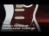 Fender Vintage Noiseless Strat Pickup Set Aged White