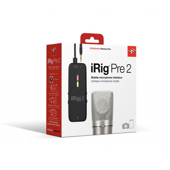IK Multimedia iRig Pre 2 Microphone Interface