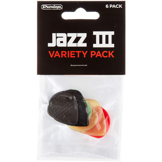 Dunlop Jazz III Picks Variety Pack