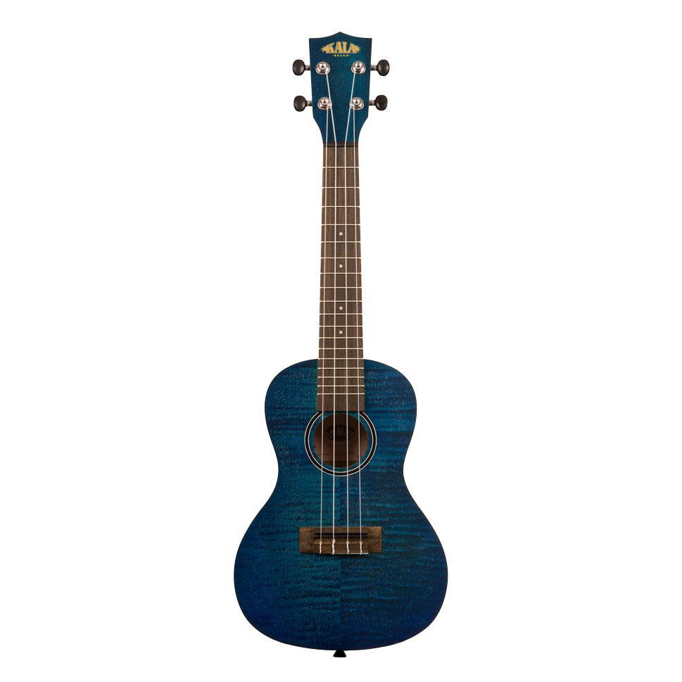 Blue Exotic Mahogany Concert Uke