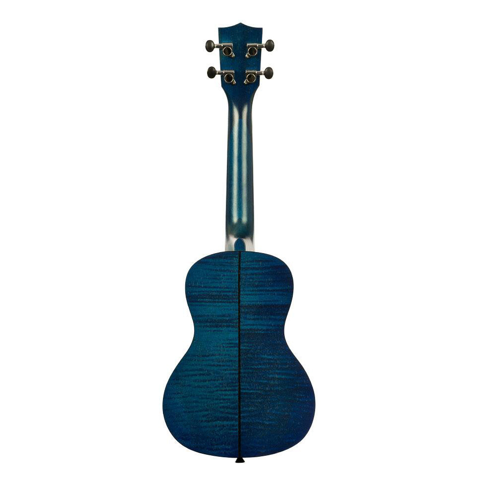 Blue Exotic Mahogany Concert Uke