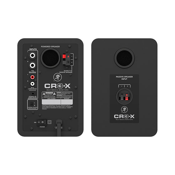 Mackie CR3-X 3" Multimedia Powered Studio Monitors Pair