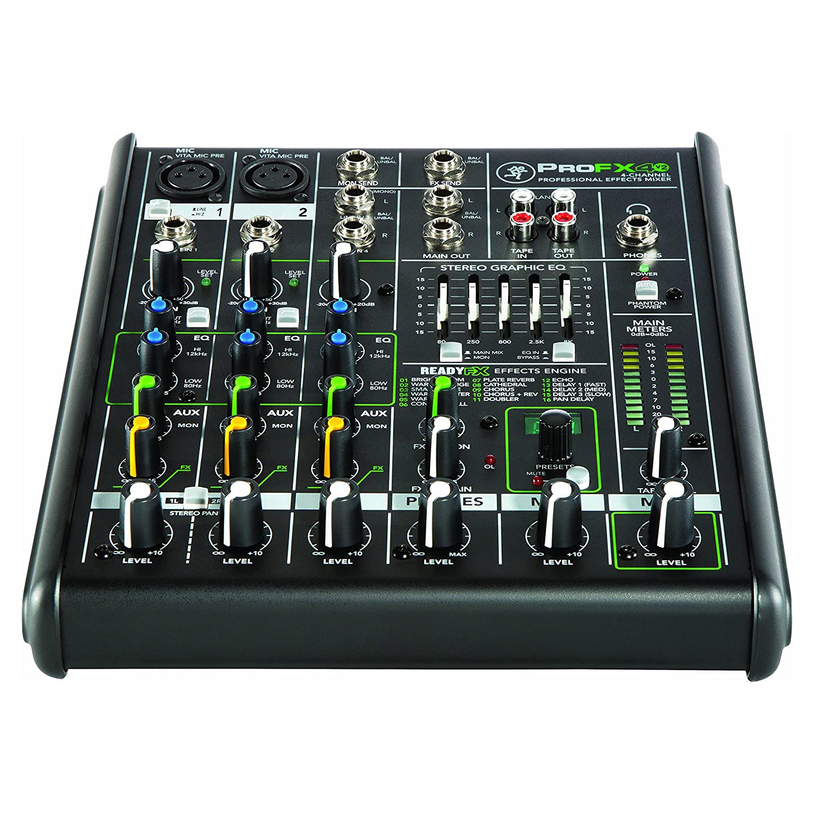 Mackie ProFX4 v2 4チャンネル　ミキサー Mackie ProFX4v2 4-Channel Mixer