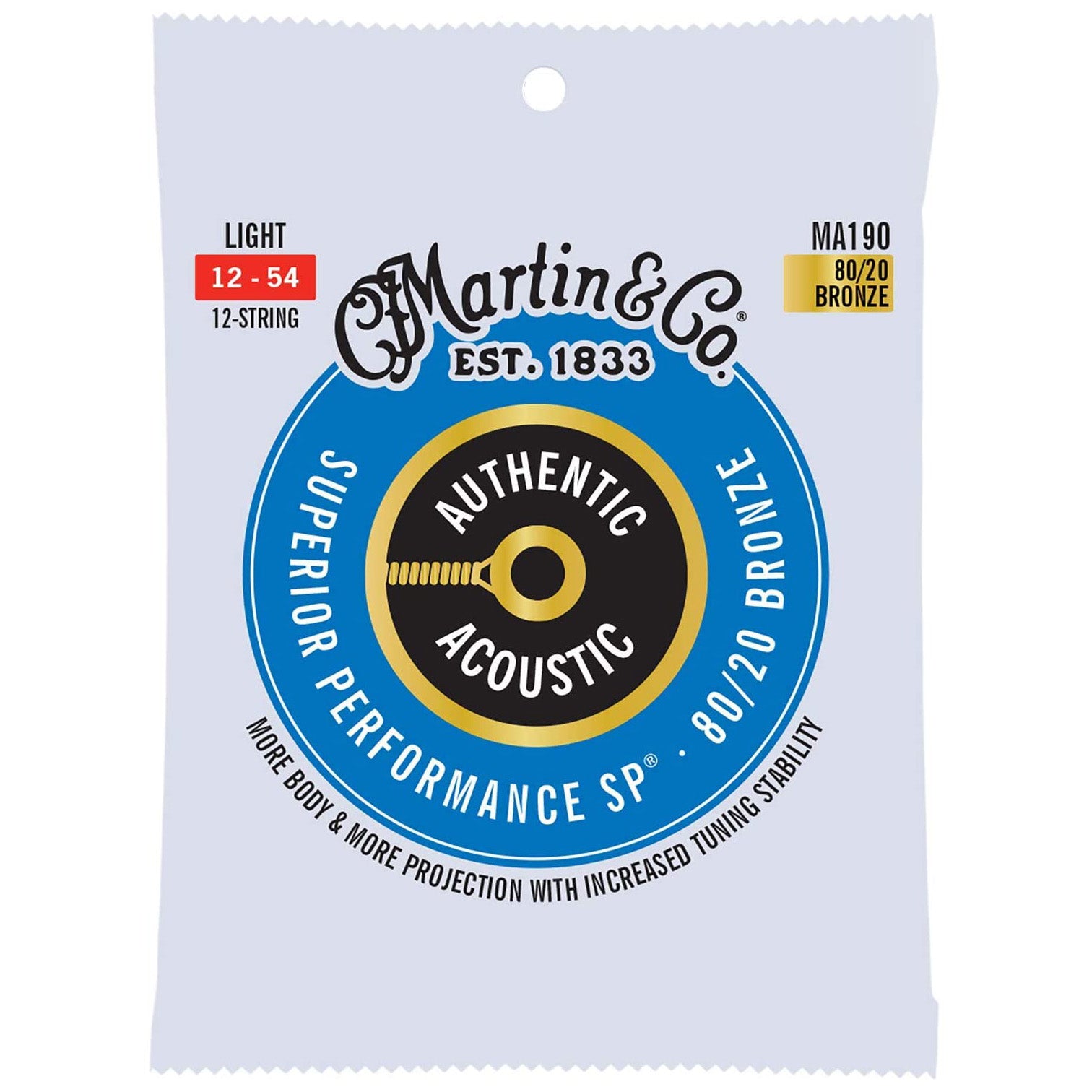 Martin 12-String 80/20 Bronze Acoustic Strings (Light)