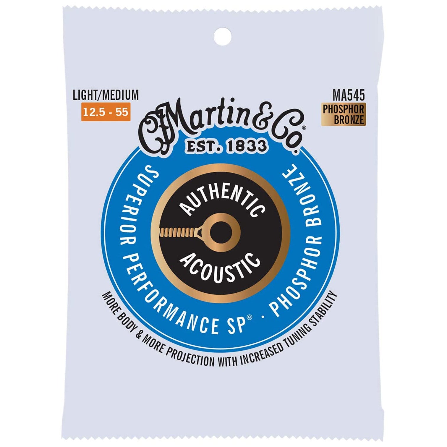 Martin Phosphor Bronze Acoustic Strings (Light/Medium)