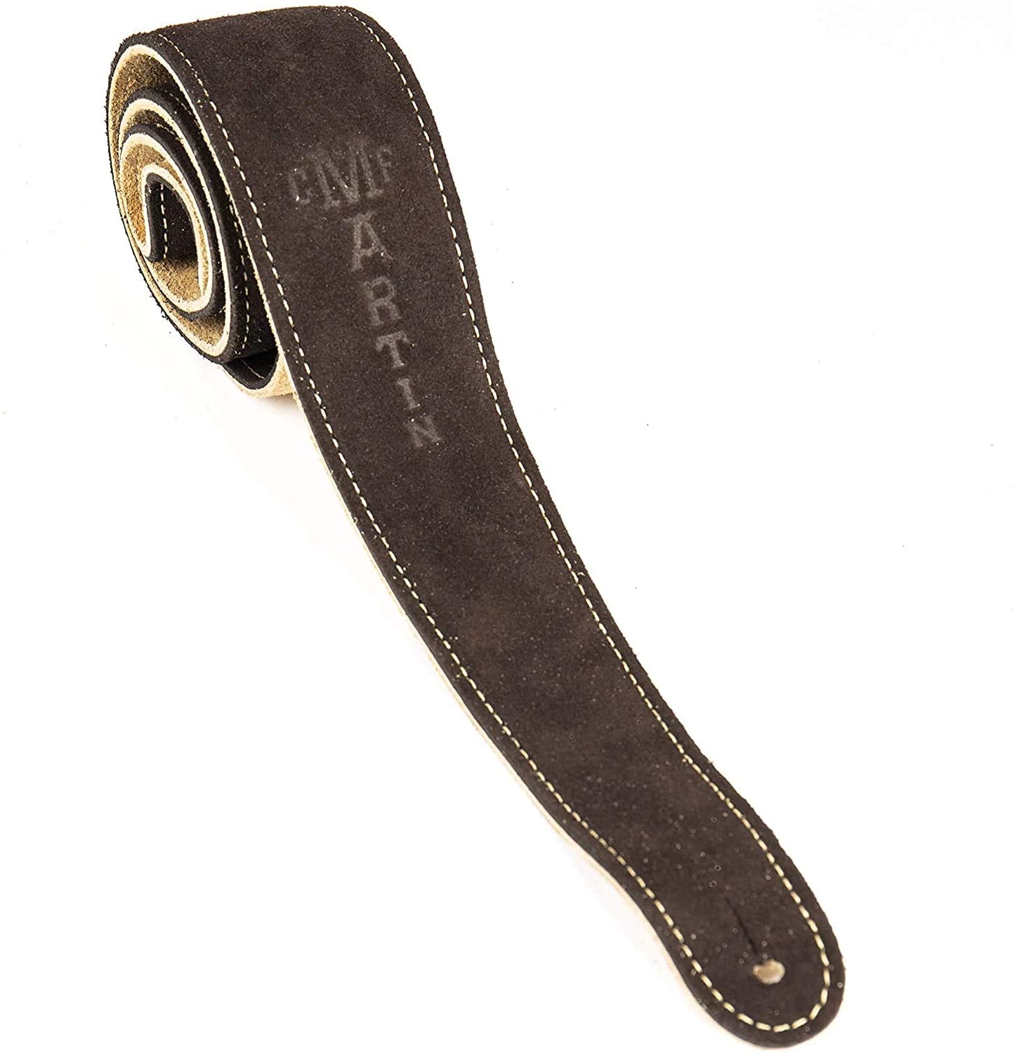 Martin Brown Suede Guitar Strap