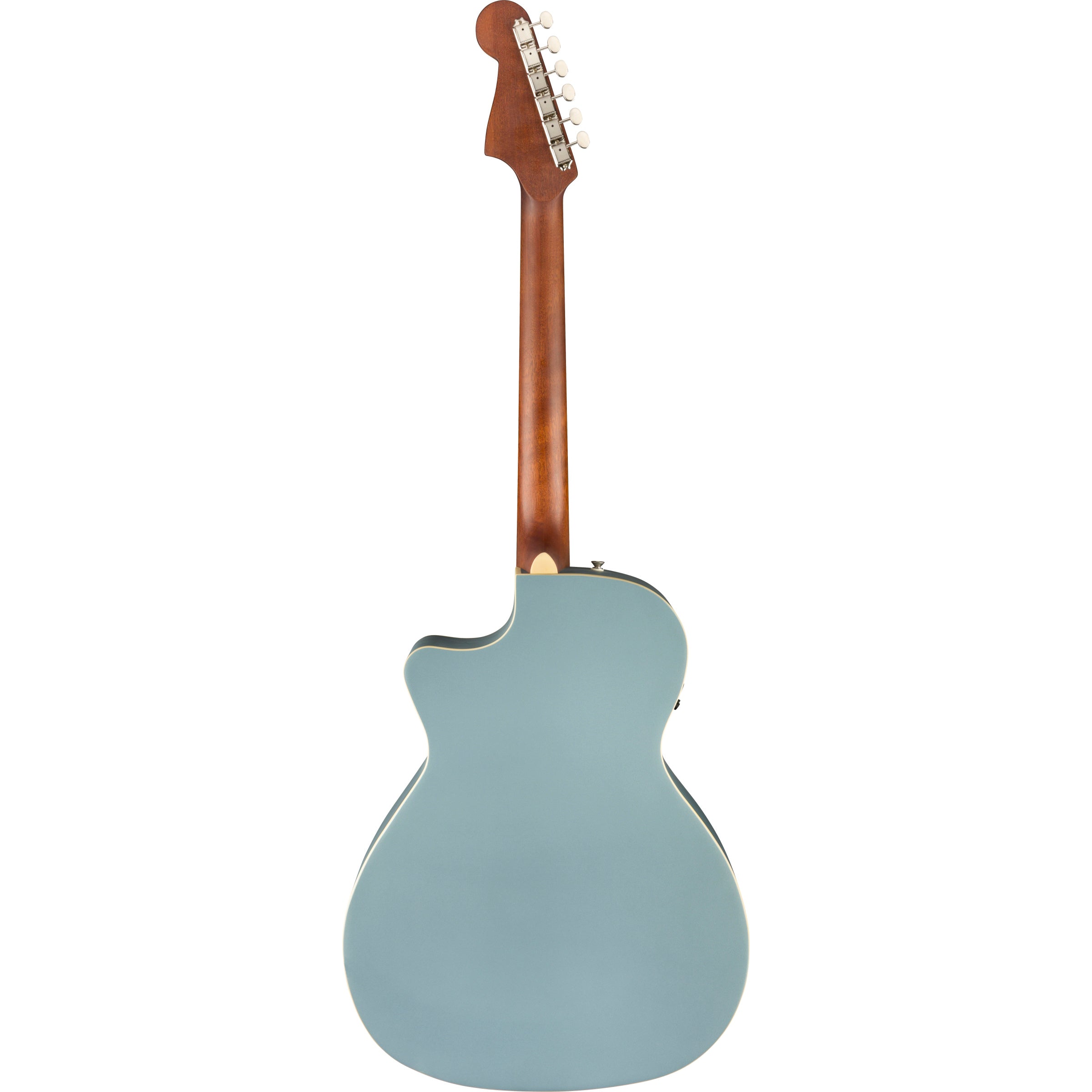 Fender Newporter Player Acoustic Guitar, Ice Blue Satin