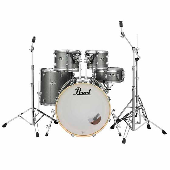 Pearl Export 5-Pc Drum Set w/ Hard Ware Grindstone Sparkle