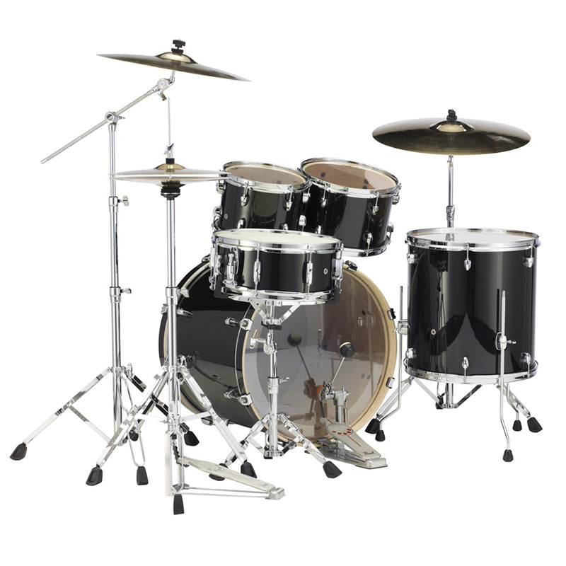 Pearl Export 5-Pc w/ Hardware Black Smoke