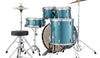 Pearl Roadshow 5pc Acoustic Drum Set Aqua Blue Glitter