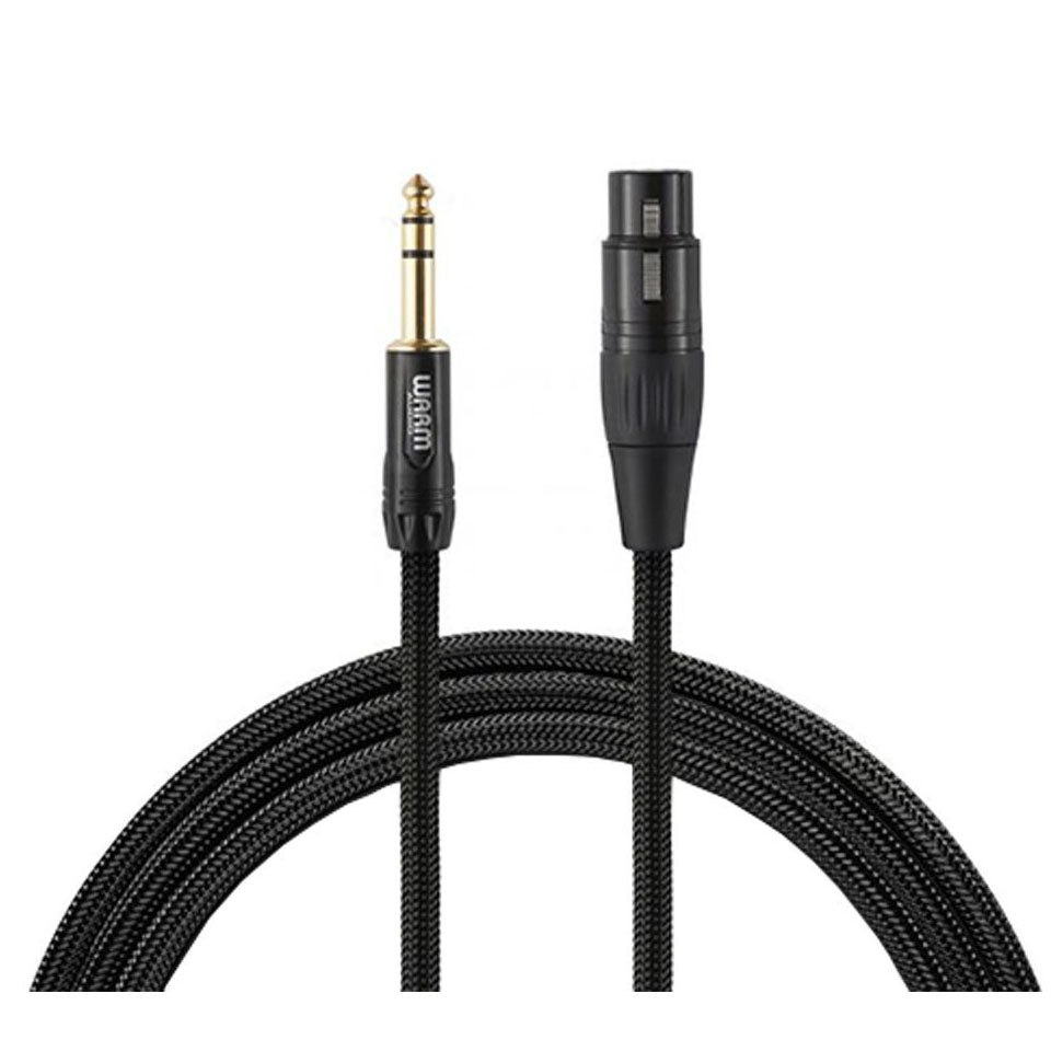 Warm Audio Premier Gold XLR Male to TRS Male Cable - 3-foot