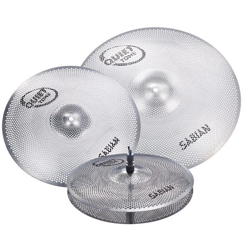 Sabian Quiet Tone Cymbal Set 14" HH, 16" Crash, 20" Ride