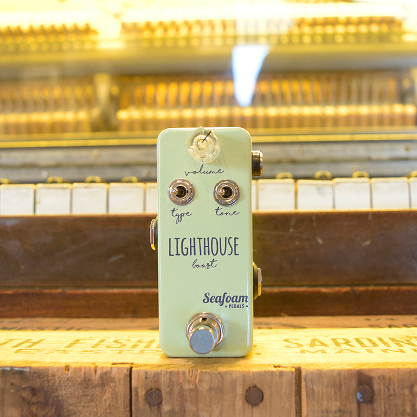 Seafoam Lighthouse Boost Pedal