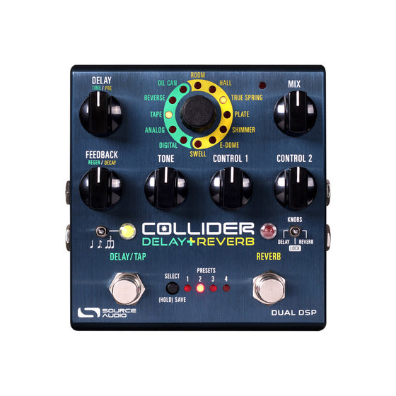 Source Audio Collider Stereo Delay/Reverb Pedal