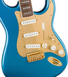 Squier 40th Anniversary Gold Edition Stratocaster Lake Placid Blue Electric Guitar