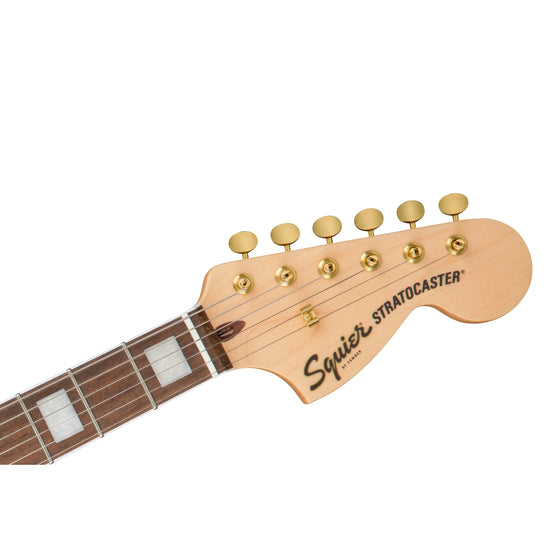 Squier 40th Anniversary Gold Edition Stratocaster Lake Placid Blue Electric Guitar