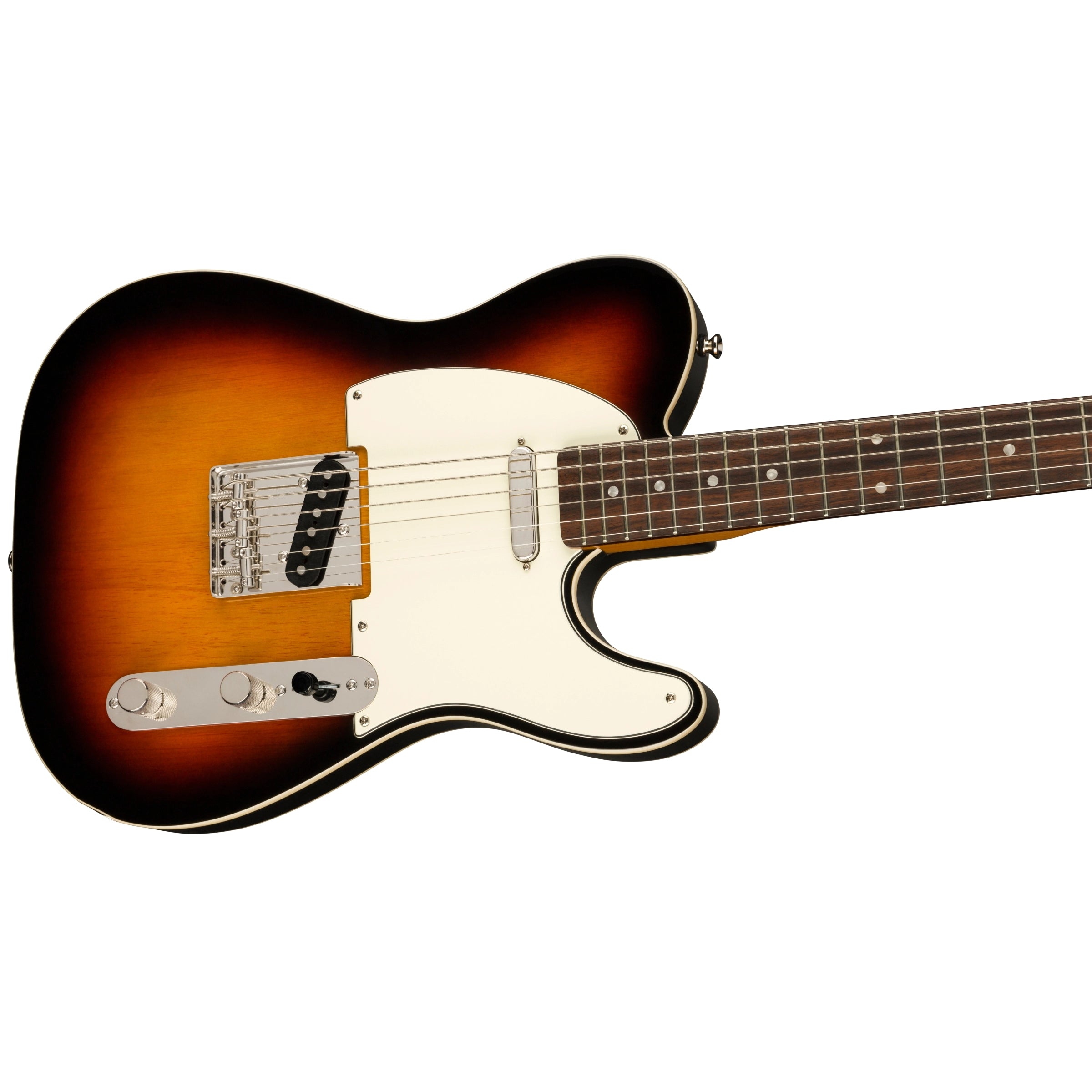 Squier Classic Vibe Baritone Custom Telecaster 3-Tone Sunburst Electric Guitar