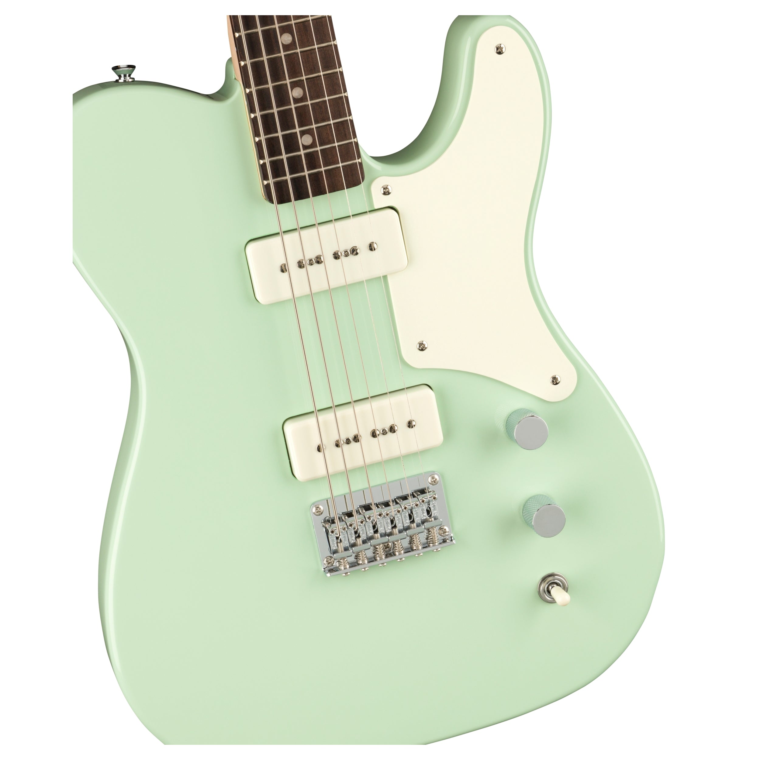 Squier Paranormal Cabronita Baritone Telecaster Surf Green Electric Guitar