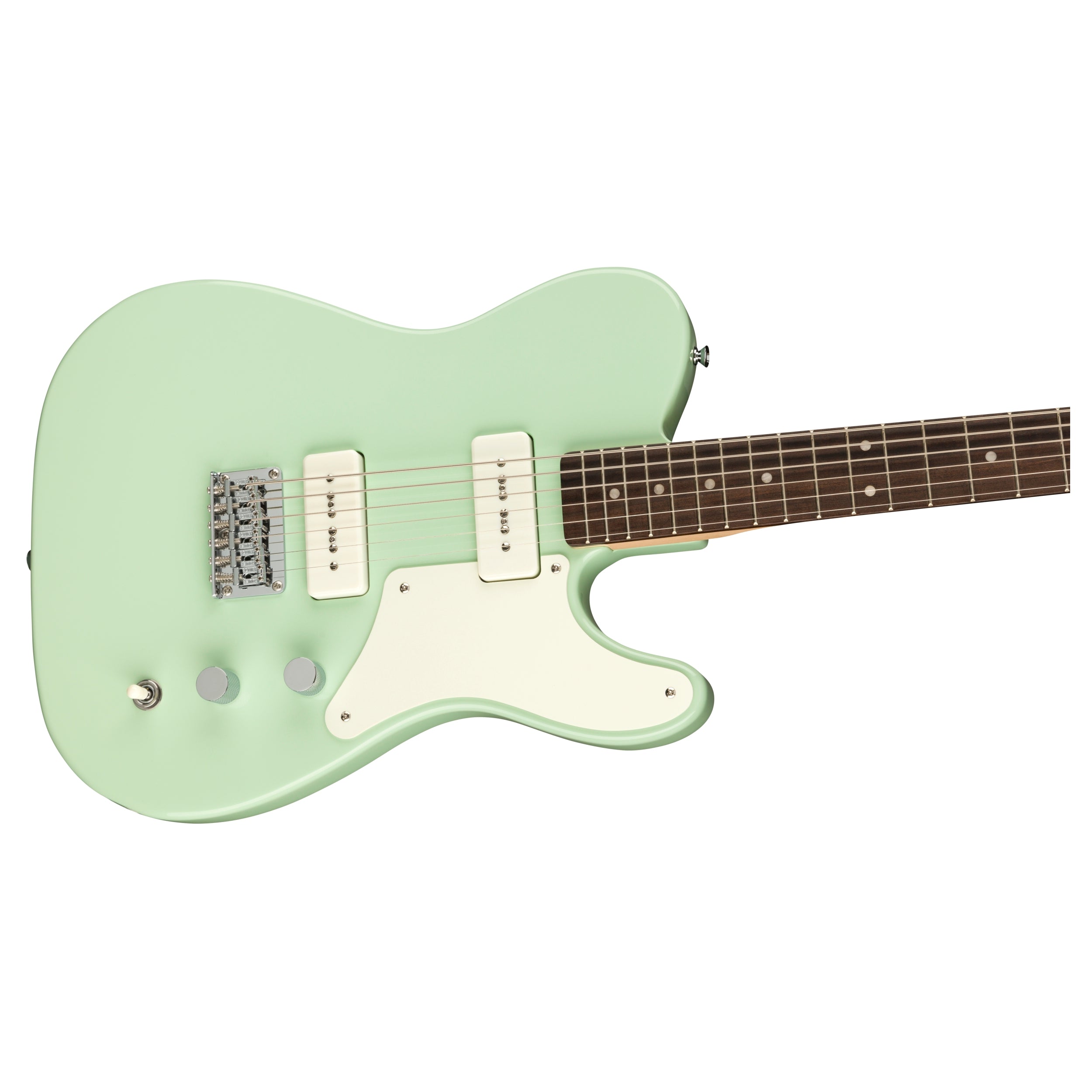 Squier Paranormal Cabronita Baritone Telecaster Surf Green Electric Guitar