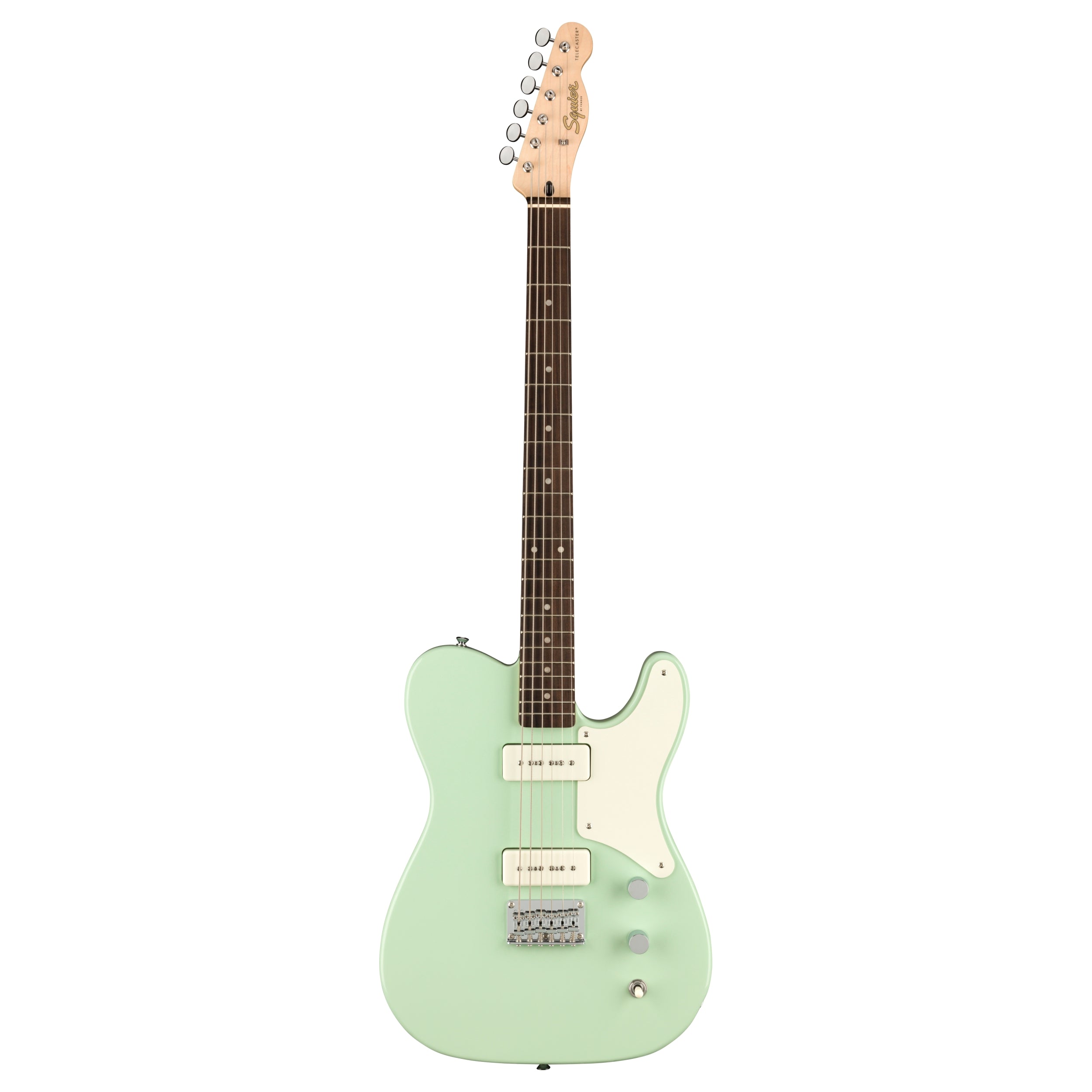 Squier Paranormal Cabronita Baritone Telecaster Surf Green Electric Guitar