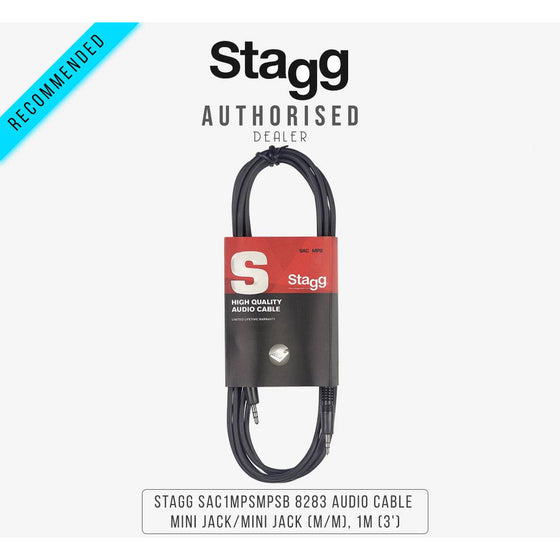 Stagg 3' 3.5mm Audio Cable
