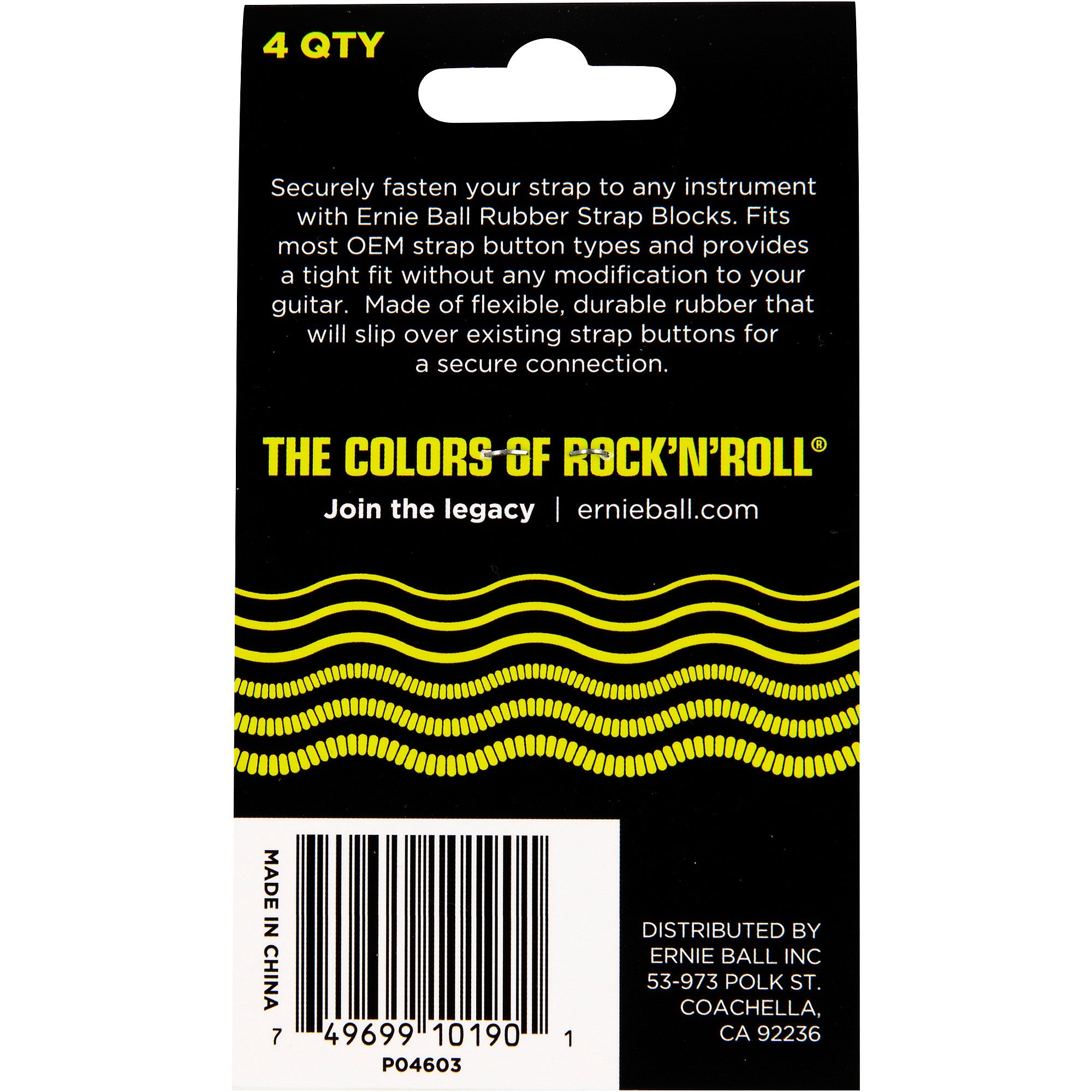 Ernie Ball Guitar Strap Blocks