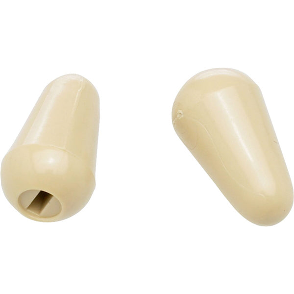 Fender Strat Switch Tips Aged White (2-pack)