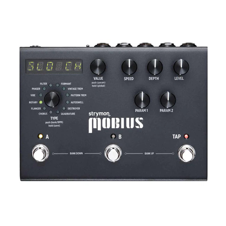 Strymon Mobius Multidimensional Modulation Pedal Midnight Edition