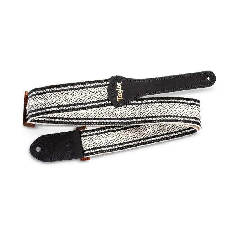 Taylor 2in Academy Jacquard Leather Guitar Strap