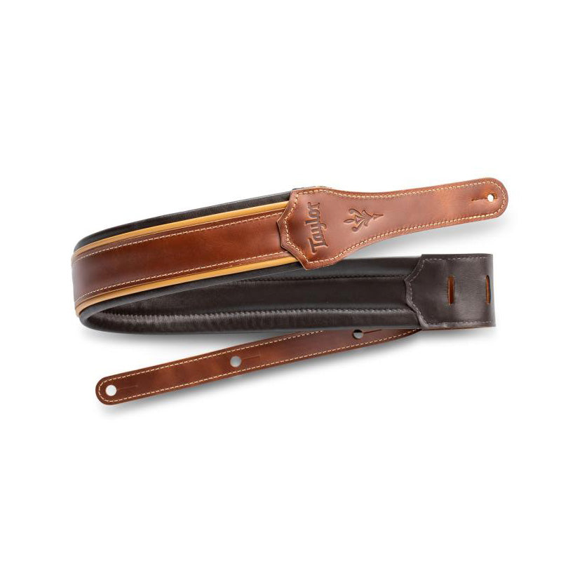 Taylor Century 2.5in Leather Guitar Strap Medium Brown