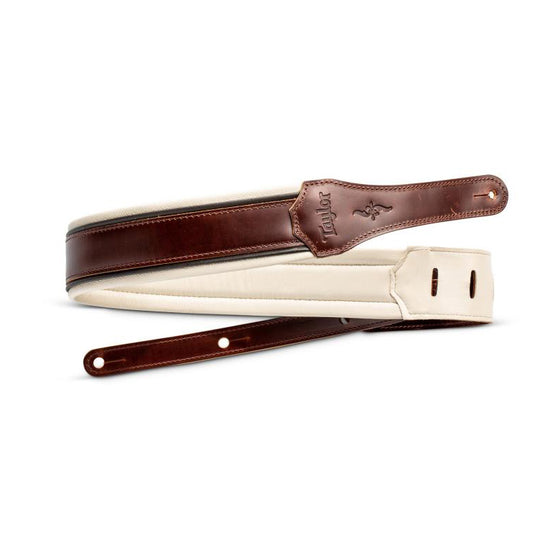Taylor Renaissance 2.5in Leather Guitar Strap Cordovan