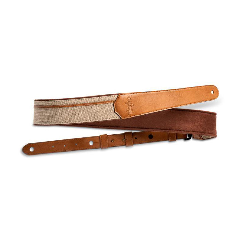 Taylor 2.5in Vegan Leather Guitar Strap Tan