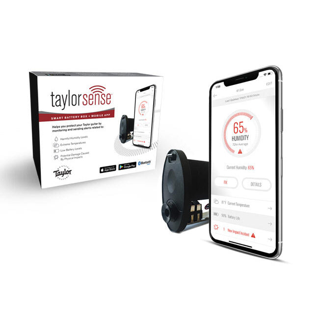 TaylorSense Digital Humidity, Temperature, Impact, Battery Level Notification System