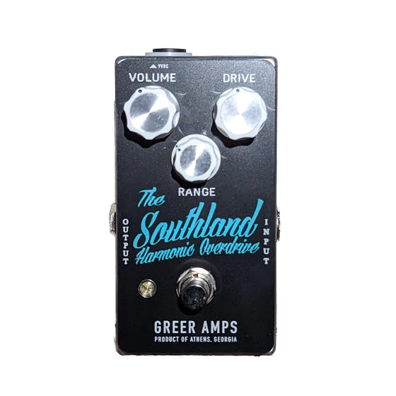 Greer Amps Southland Harmonic Overdrive Pedal Teal