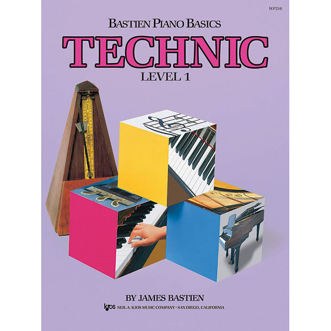 Bastien Piano Basics Technic Book (Levels 1-3)